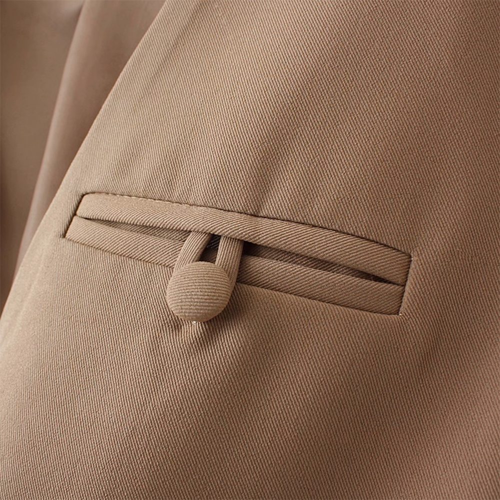 Solid Color V-Neck Vest for Women - 图片 8