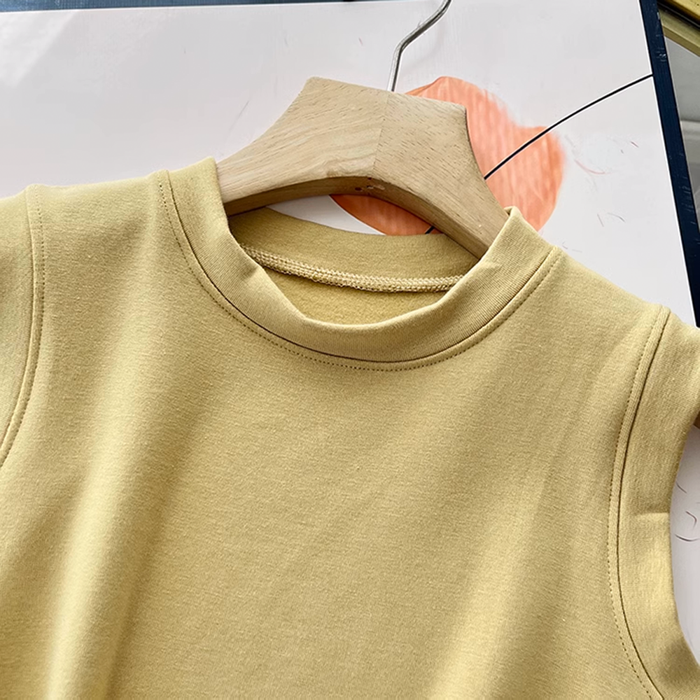 Round Neck Brushed Fleece Vest for Women - Layering Top and Standalone Outerwear - 图片 9