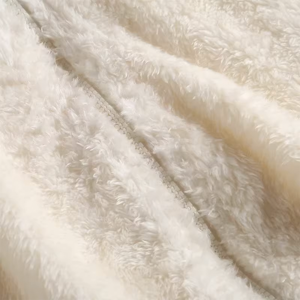 Plush Fleece Vest Waistcoat Coral Fleece Coat for Women - 图片 6