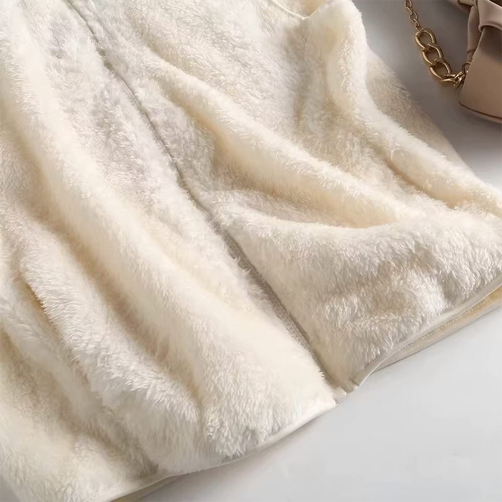 Plush Fleece Vest Waistcoat Coral Fleece Coat for Women - 图片 5