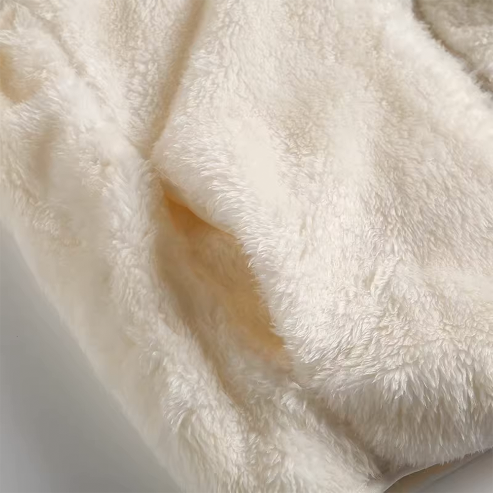 Plush Fleece Vest Waistcoat Coral Fleece Coat for Women - 图片 4